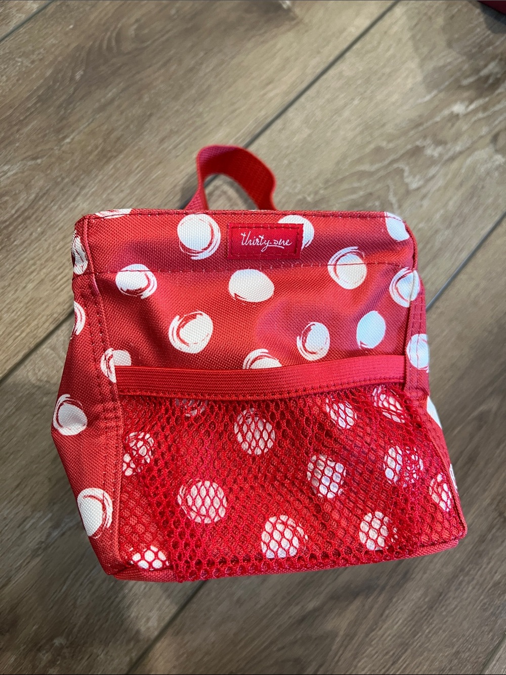 thirty-one Red Polka Dot Lunch Tote